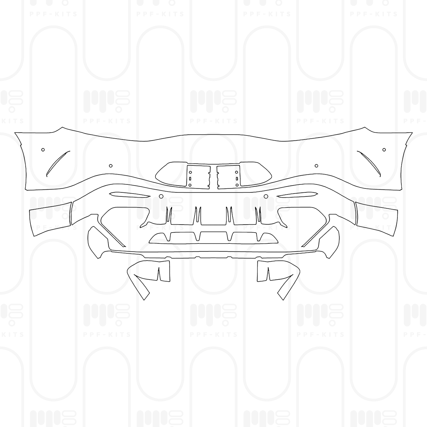 PPF prédécoupé Mercedes-Benz AMG GT 2-Door AMG GT 63 PRO 4MATIC+ 2025