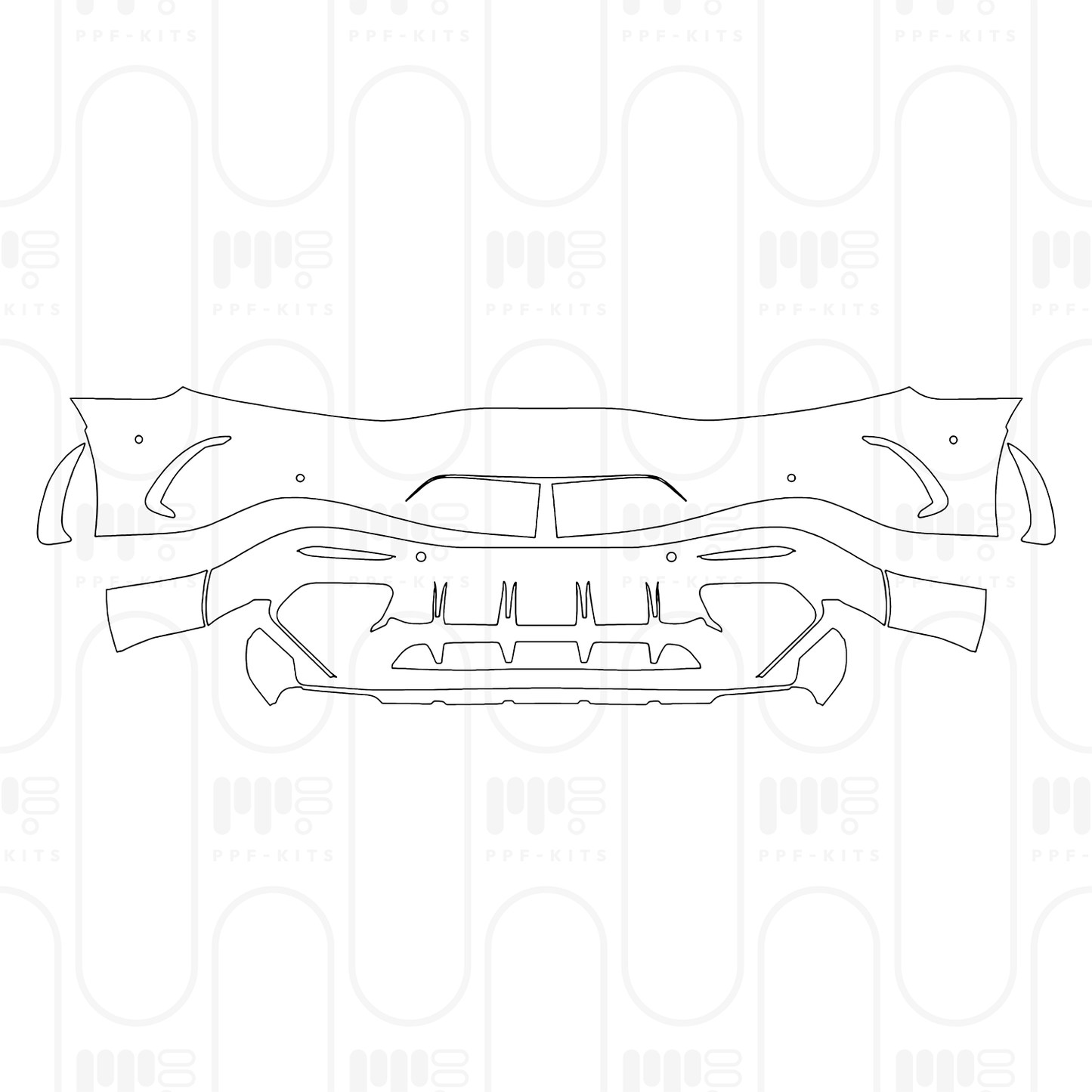 PPF prédécoupé Mercedes-Benz AMG GT 2-Door AMG GT 63 PRO 4MATIC+ 2025
