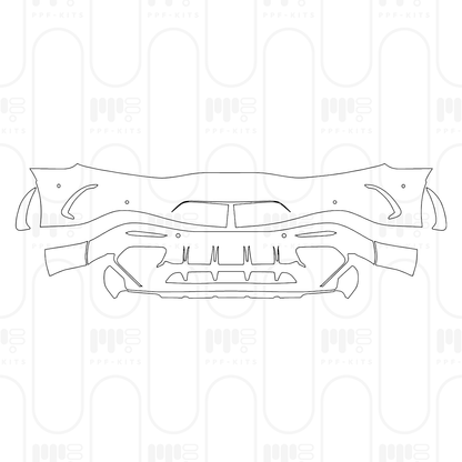 PPF prédécoupé Mercedes-Benz AMG GT 2-Door AMG GT 63 PRO 4MATIC+ 2025
