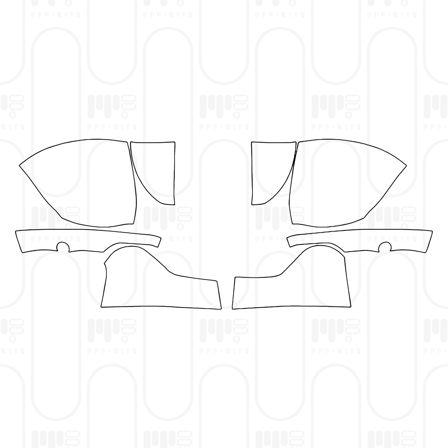 PPF prédécoupé Mercedes-Benz AMG GT 2-Door AMG GT 63 S E Performance 2026