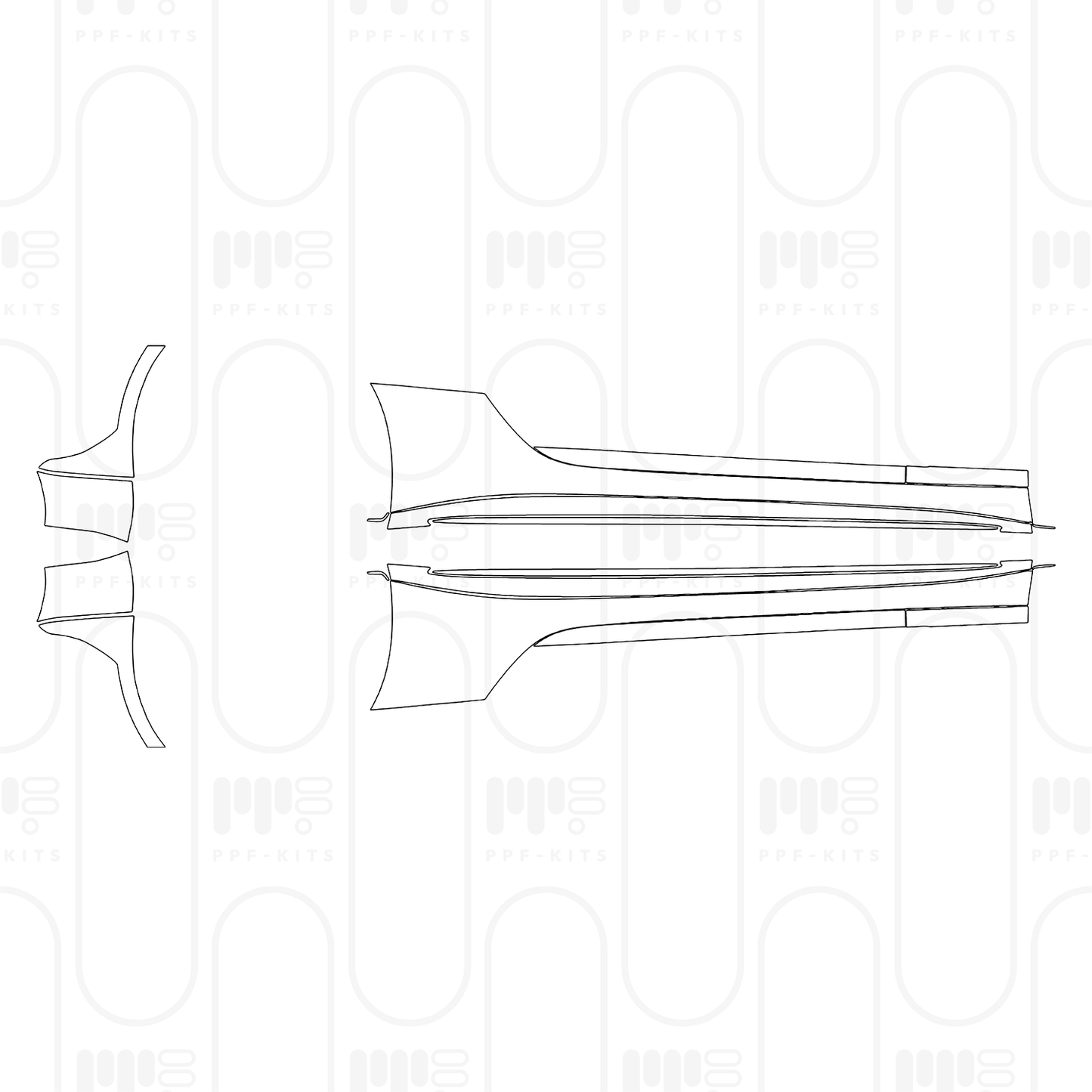 PPF prédécoupé Mercedes-Benz AMG GT 2-Door AMG GT 63 S E Performance 2026