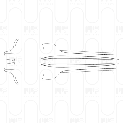 PPF prédécoupé Mercedes-Benz AMG GT 2-Door AMG GT 63 S E Performance 2026
