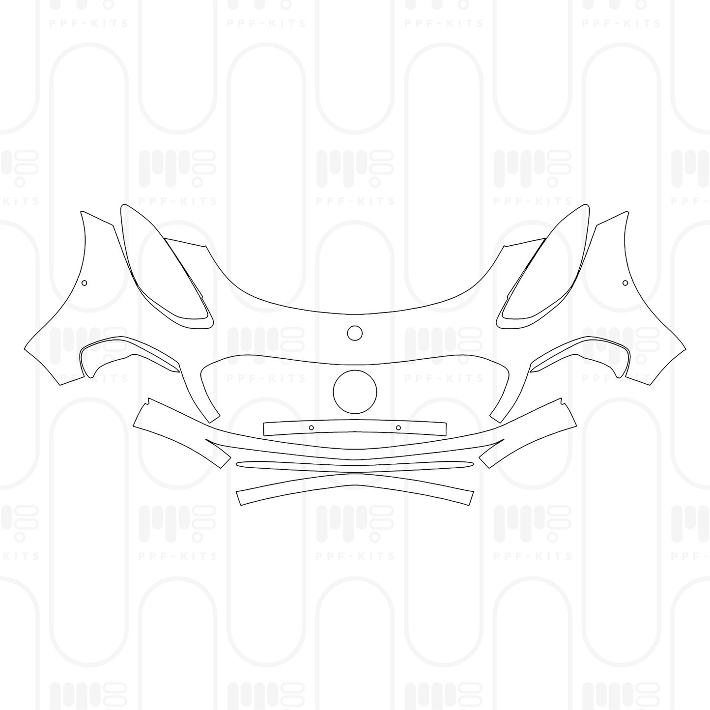 PPF prédécoupé Mercedes-Benz AMG GT 2-Door AMG GT 43 2026