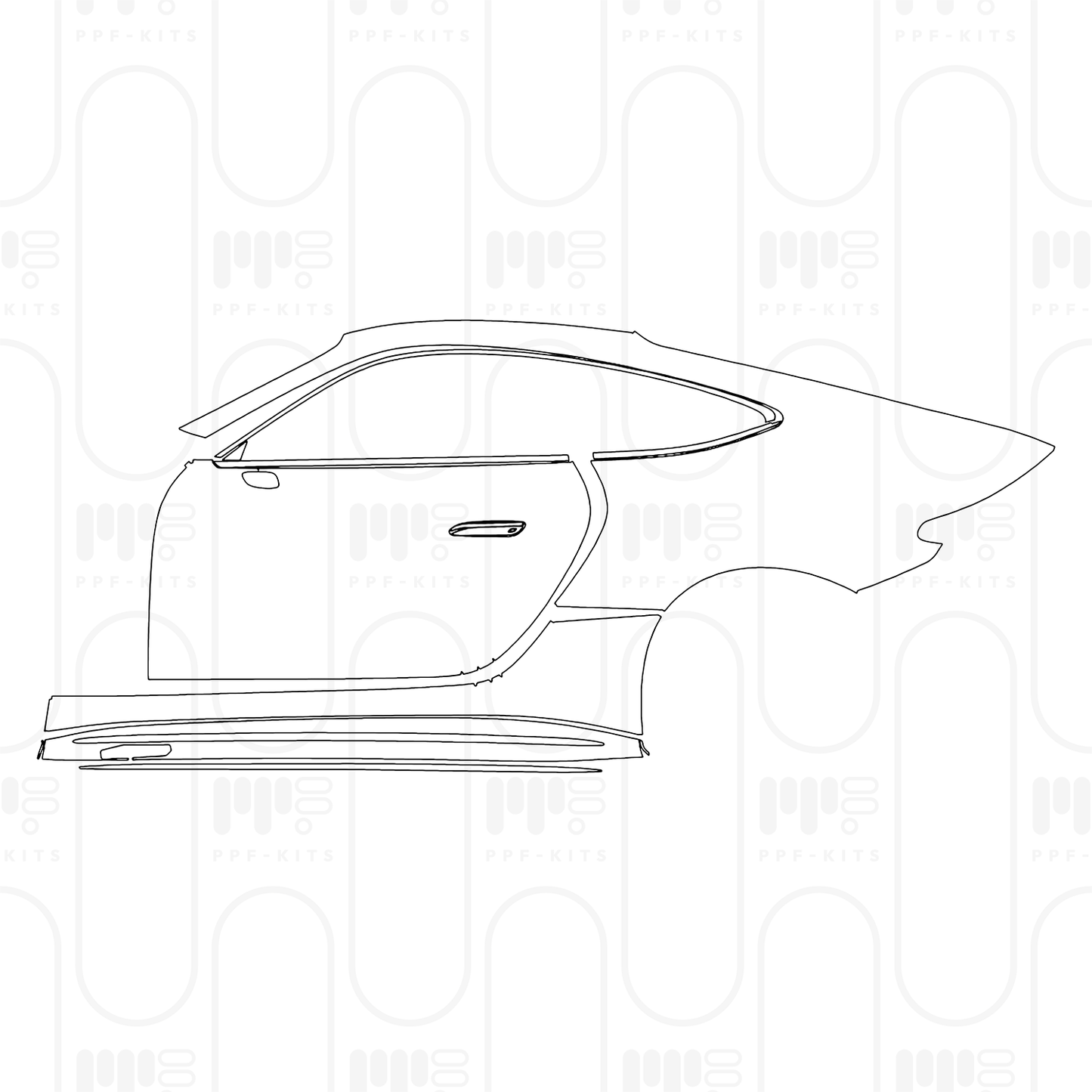 PPF prédécoupé Mercedes-Benz AMG GT 2-Door AMG GT 43 2026