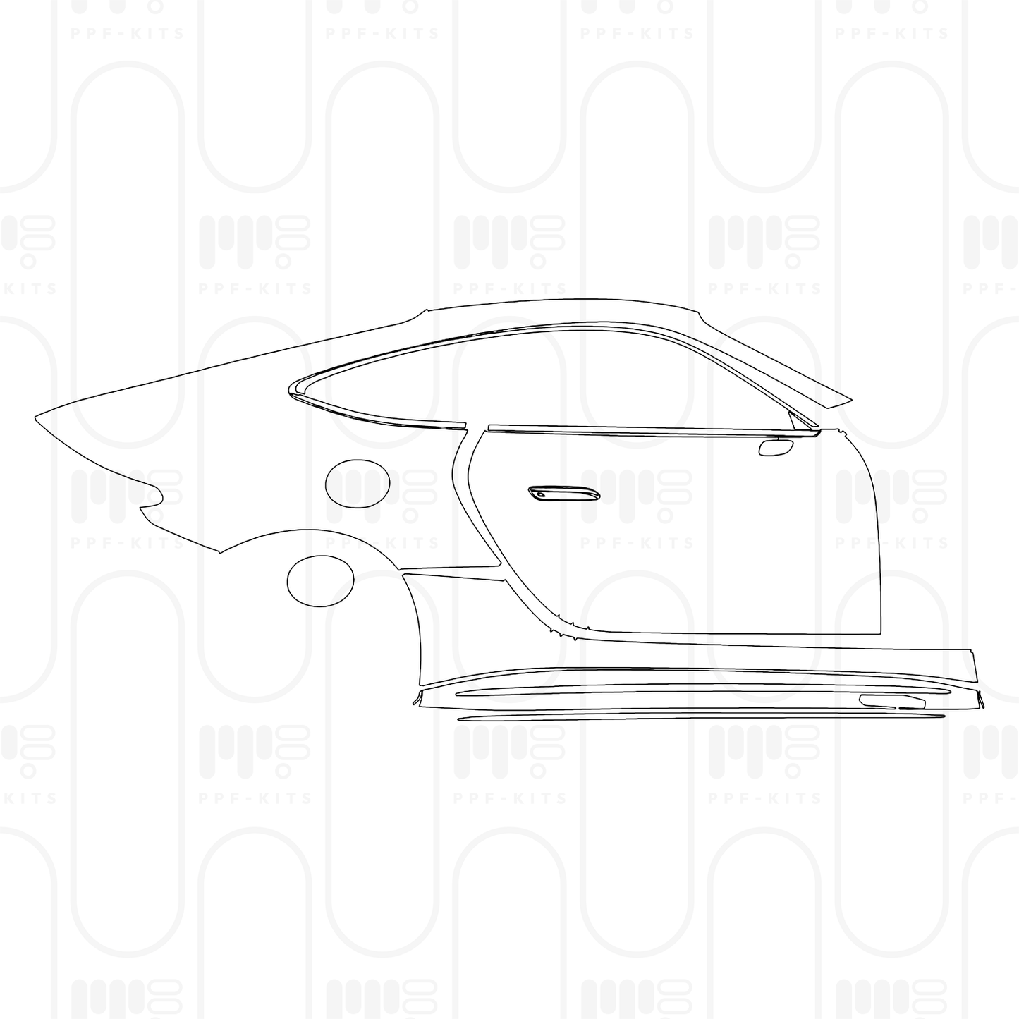 PPF prédécoupé Mercedes-Benz AMG GT 2-Door AMG GT 43 2026