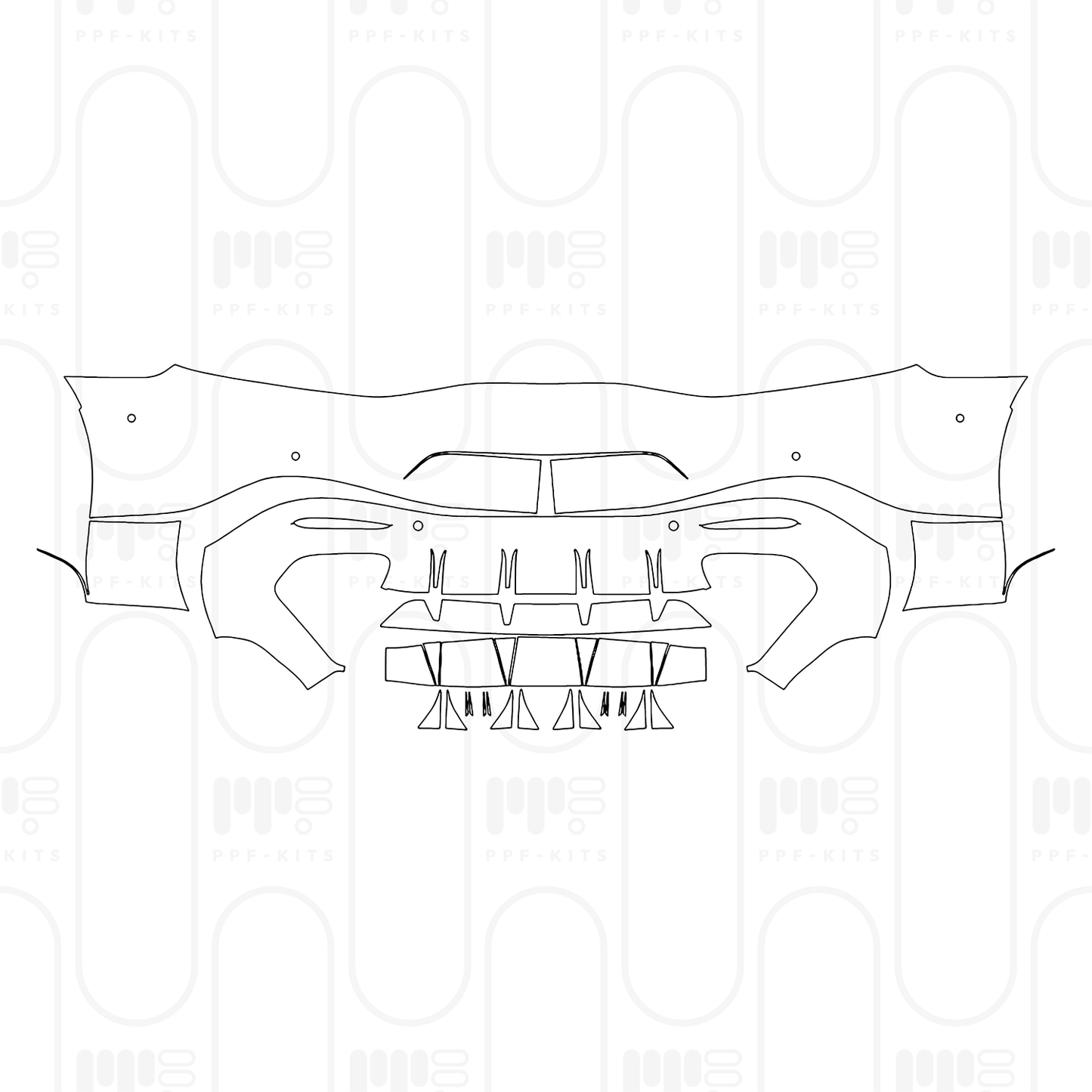 PPF prédécoupé Mercedes-Benz AMG GT 2-Door AMG GT 43 2026