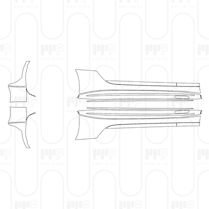 PPF prédécoupé Mercedes-Benz AMG GT 2-Door AMG GT 43 2026
