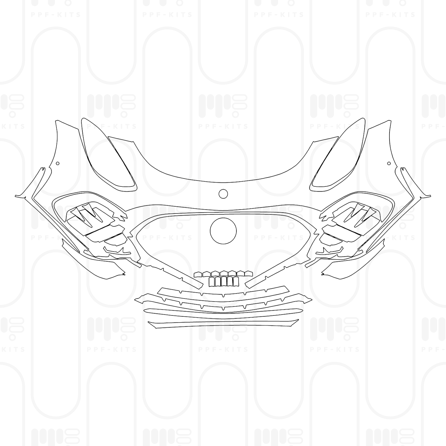 PPF prédécoupé Mercedes-Benz AMG GT 2-Door AMG GT 63 PRO 4MATIC+ 2025