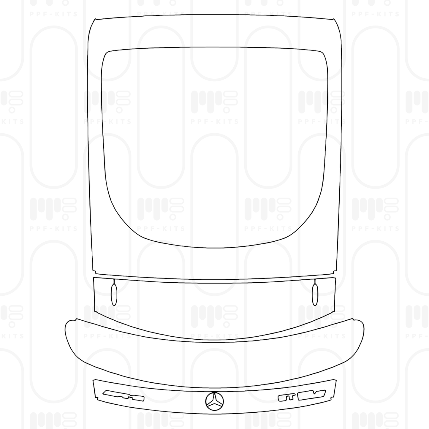 PPF prédécoupé Mercedes-Benz AMG GT 2-Door AMG GT 63 S E Performance 2026