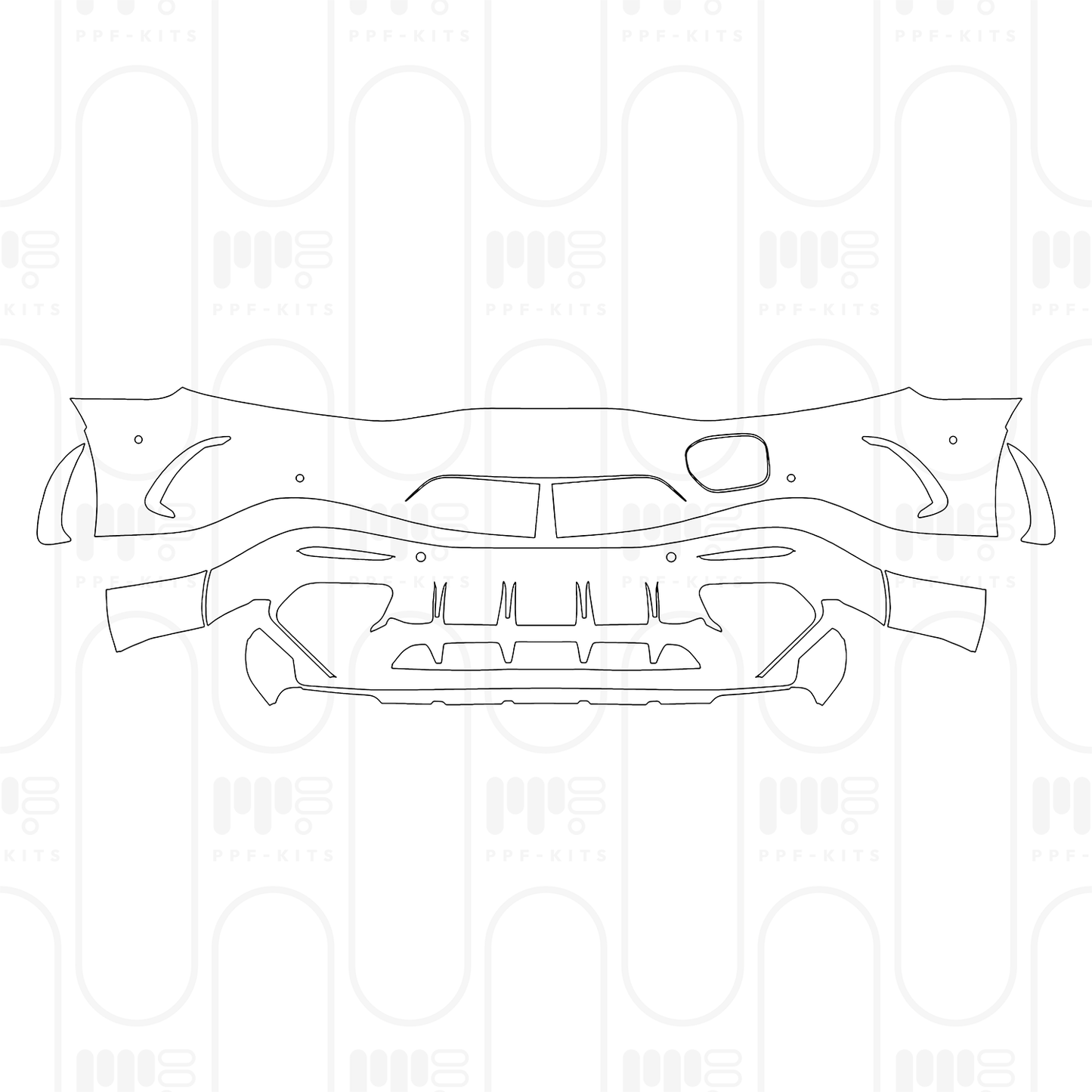 PPF prédécoupé Mercedes-Benz AMG GT 2-Door AMG GT 63 S E Performance 2026