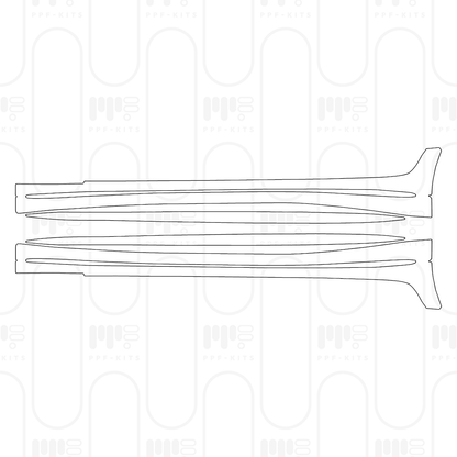 PPF prédécoupé Mercedes-Benz AMG GT 4-Door 53 2025