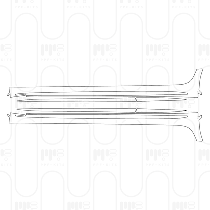 PPF prédécoupé Mercedes-Benz AMG GT 4-Door 53 2025