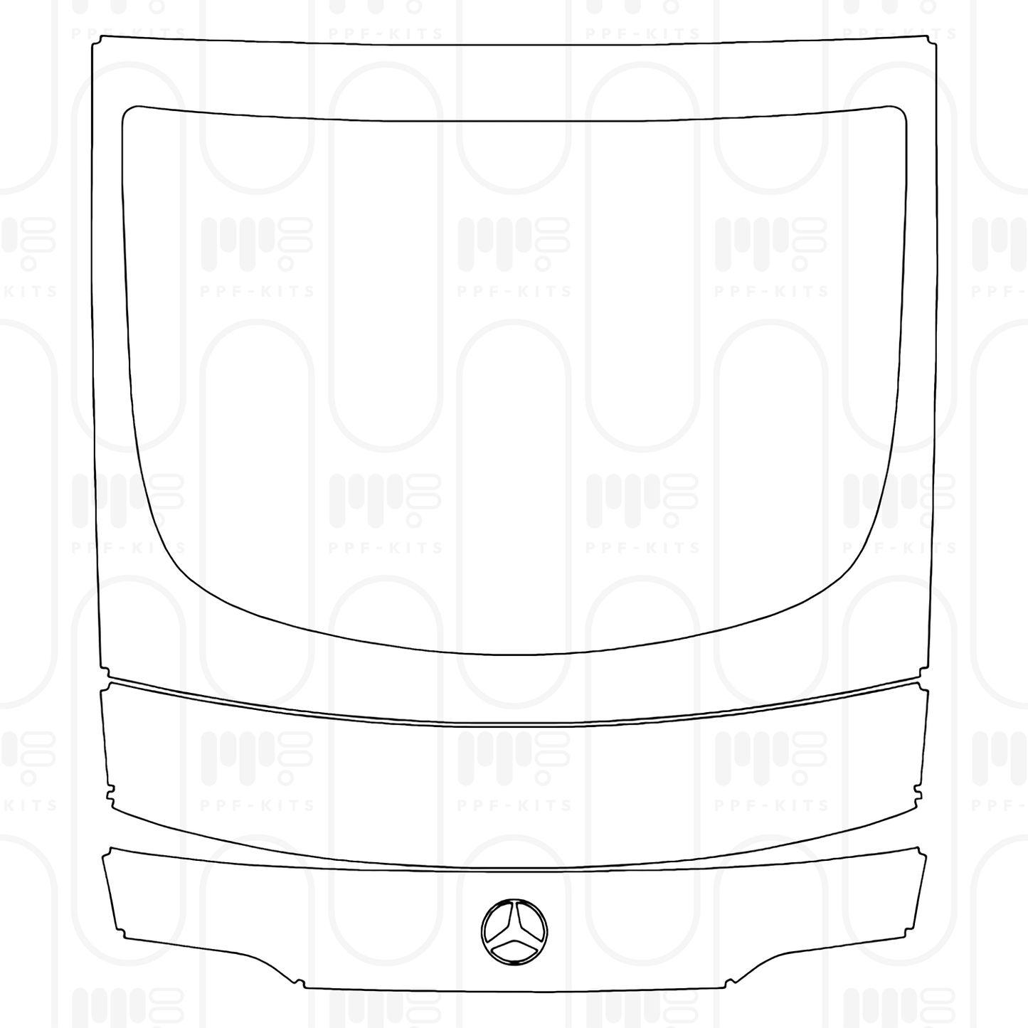 PPF prédécoupé Mercedes-Benz AMG GT 4-Door 43 2025
