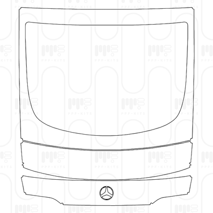 PPF prédécoupé Mercedes-Benz AMG GT 4-Door 43 2025