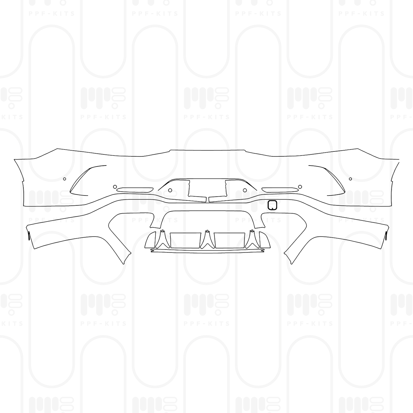 PPF prédécoupé Mercedes-Benz AMG GT 4-Door 53 2025