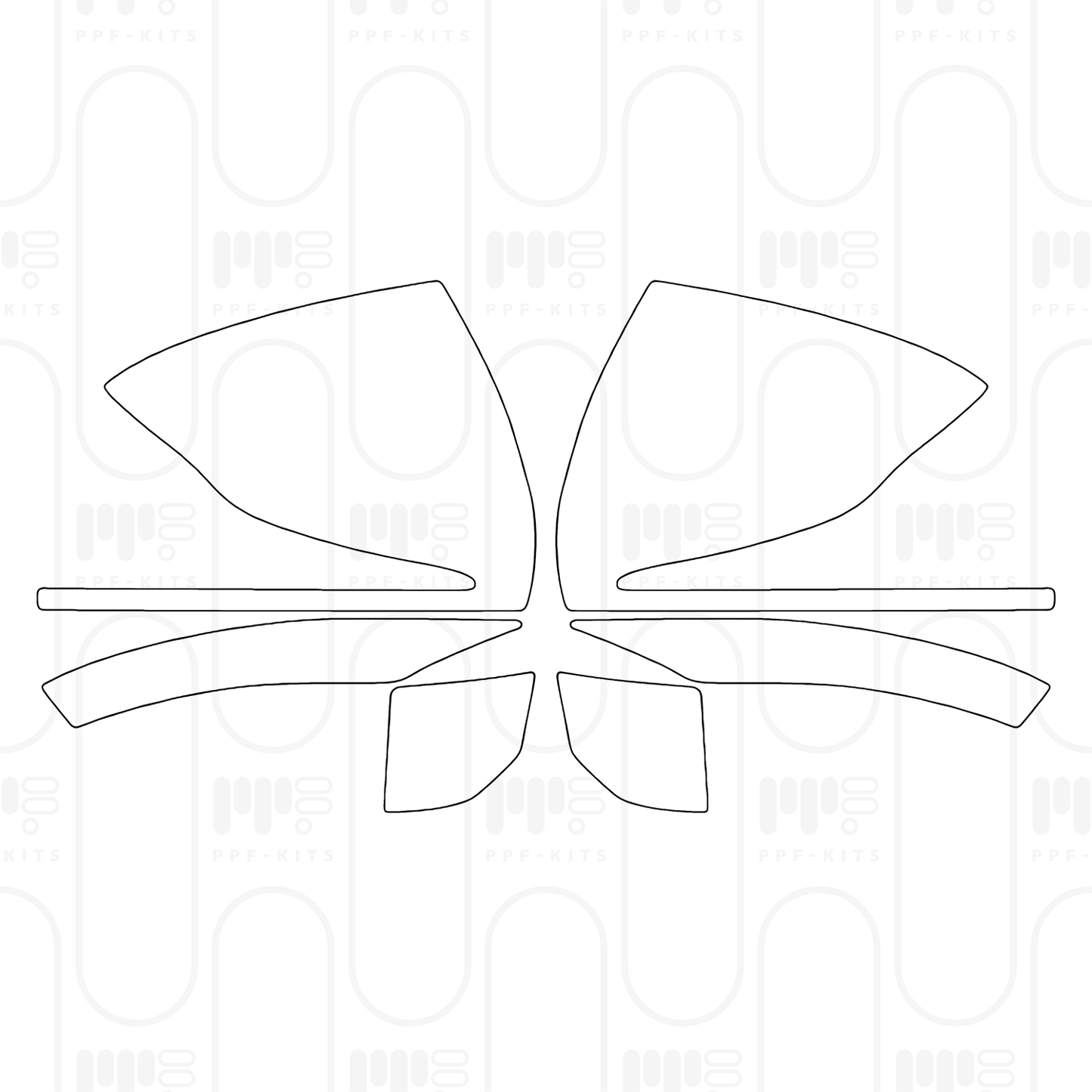 PPF prédécoupé Mercedes-Benz AMG GT 4-Door 53 2025