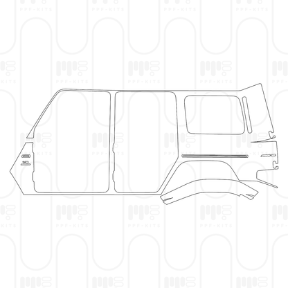 PPF prédécoupé Mercedes-Benz G Class AMG G63 2025