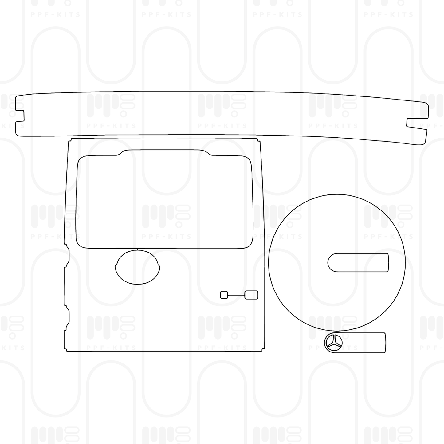 PPF prédécoupé Mercedes-Benz G Class AMG G63 2025