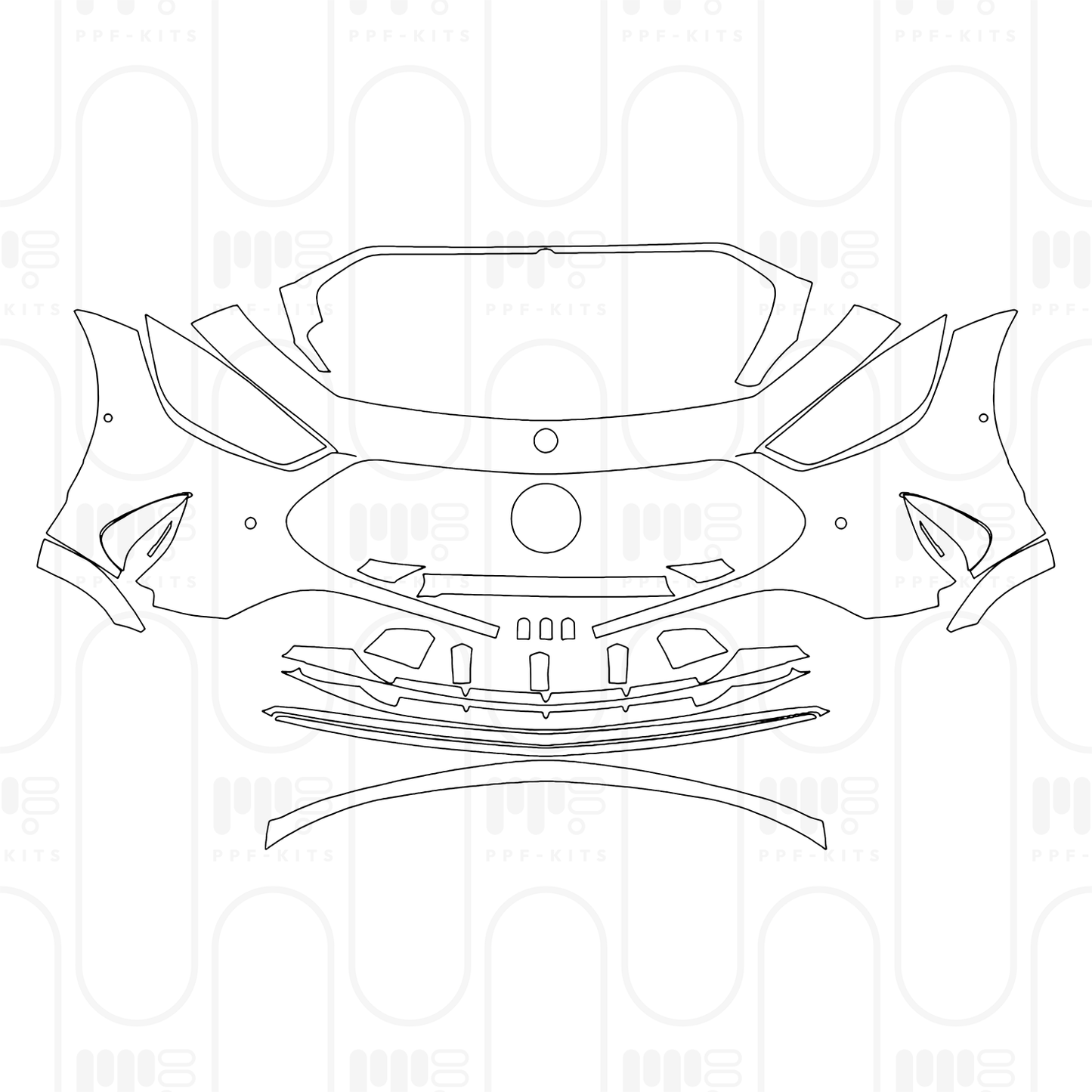 PPF prédécoupé Mercedes-Benz AMG GT 4-Door 63 2025