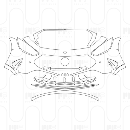PPF prédécoupé Mercedes-Benz AMG GT 4-Door 63 2025