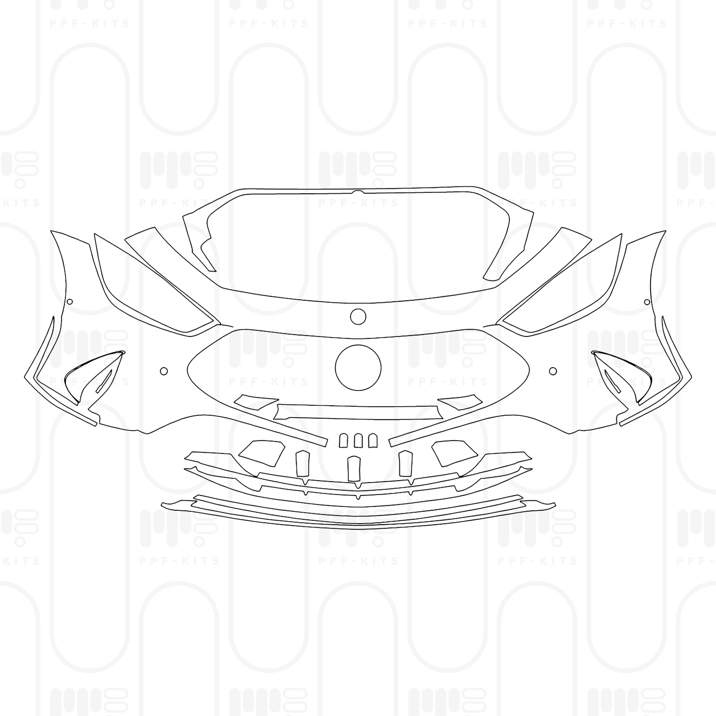 PPF prédécoupé Mercedes-Benz AMG GT 4-Door 63 2025