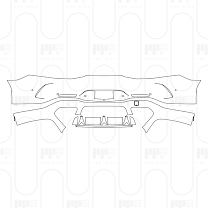 PPF prédécoupé Mercedes-Benz AMG GT 4-Door 63 2025