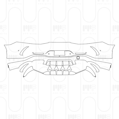 PPF prédécoupé Mercedes-Benz AMG GT 4-Door 63 2025
