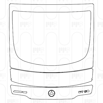 PPF prédécoupé Mercedes-Benz AMG GT 4-Door 53 2025