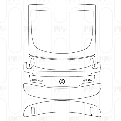 PPF prédécoupé Mercedes-Benz AMG GT 4-Door 53 2025