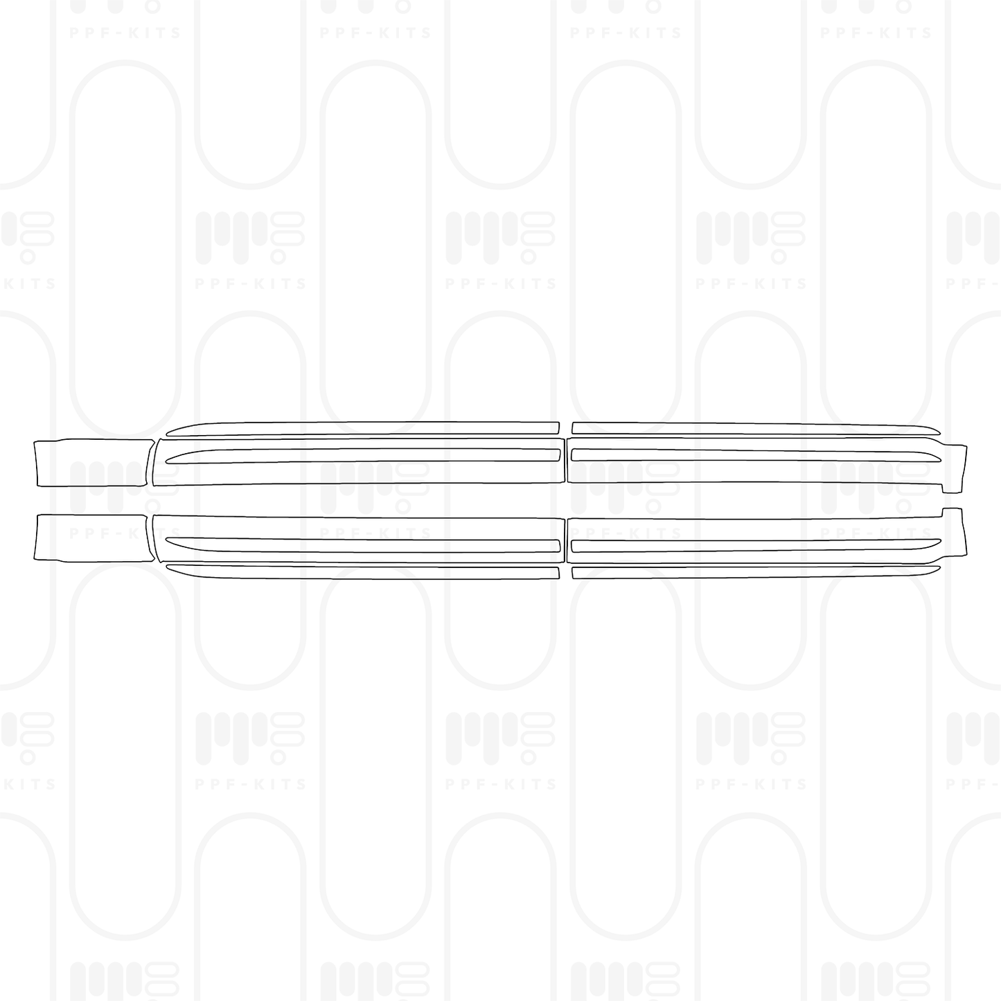 PPF prédécoupé Mercedes-Benz V Class Extended Wheelbase Base 2026