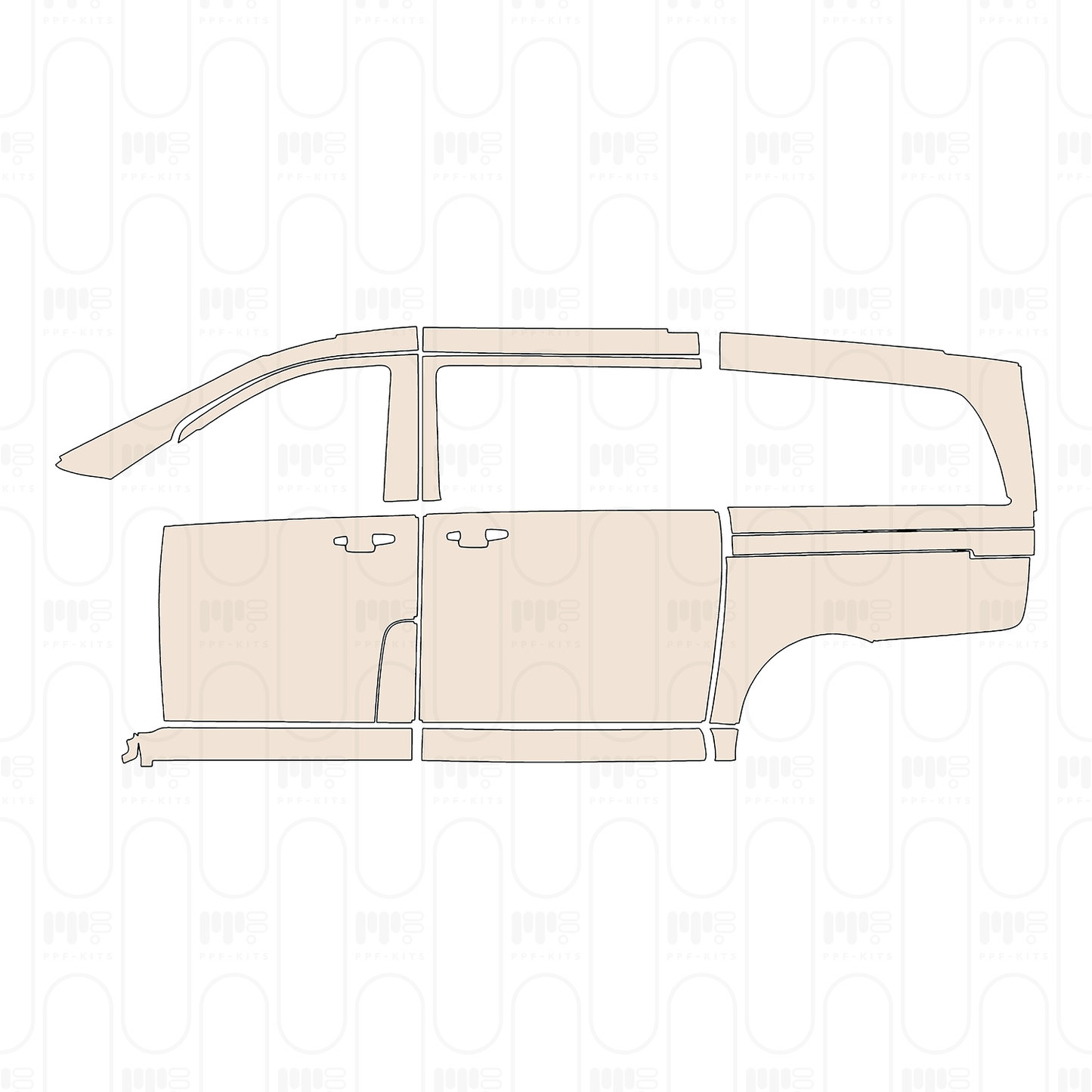 PPF prédécoupé Mercedes-Benz Vito 2026