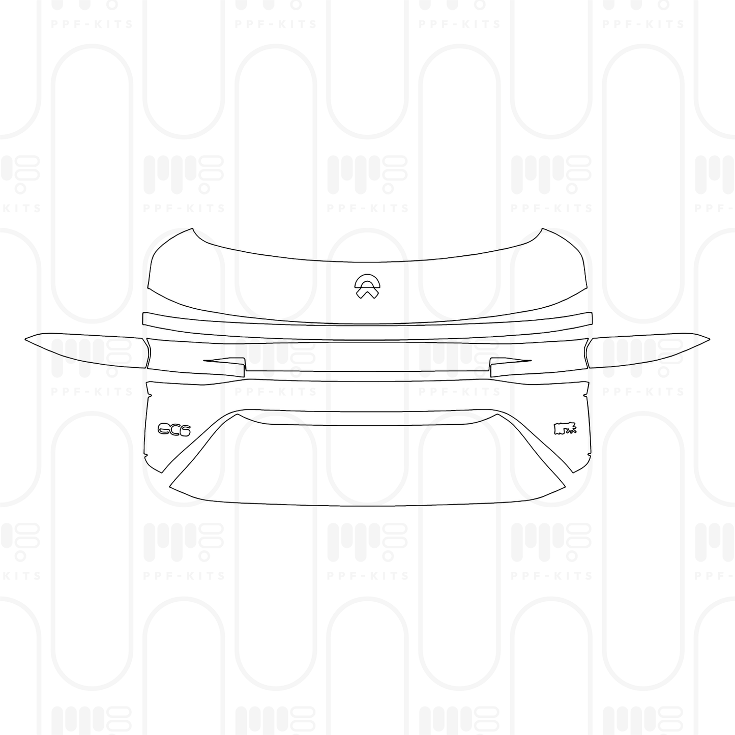 PPF prédécoupé NIO EC6 2026