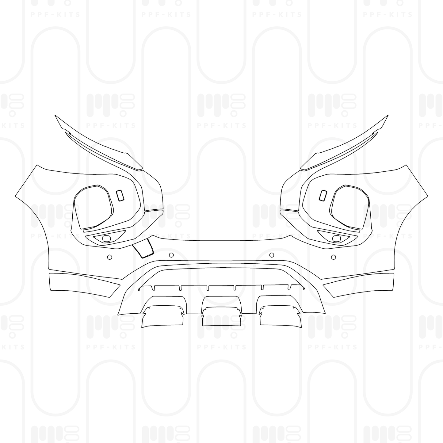 PPF prédécoupé Mitsubishi Outlander PHEV 2025