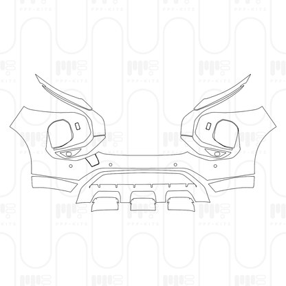 PPF prédécoupé Mitsubishi Outlander PHEV 2025