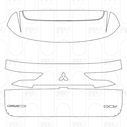 PPF prédécoupé Mitsubishi Outlander PHEV 2025