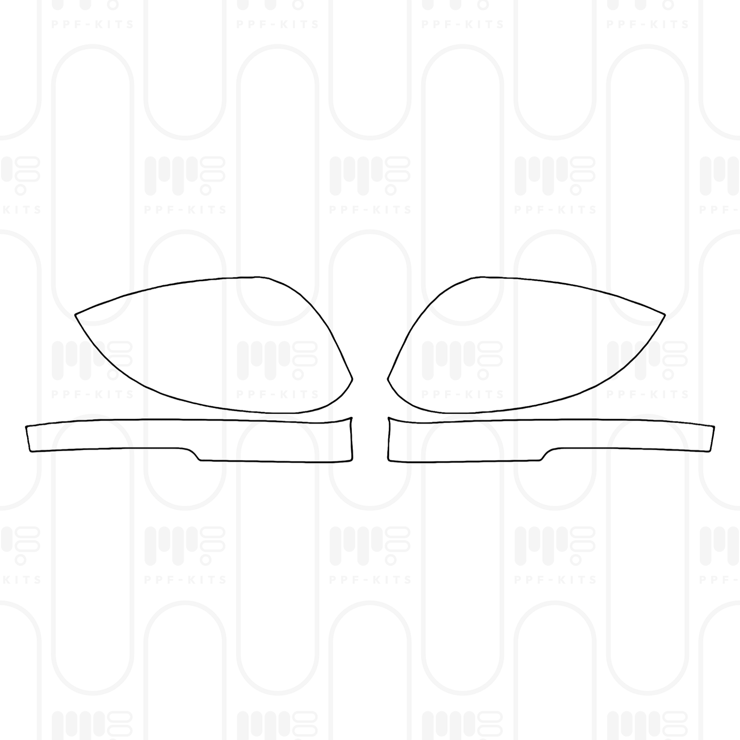 PPF prédécoupé Mitsubishi Outlander PHEV 2025