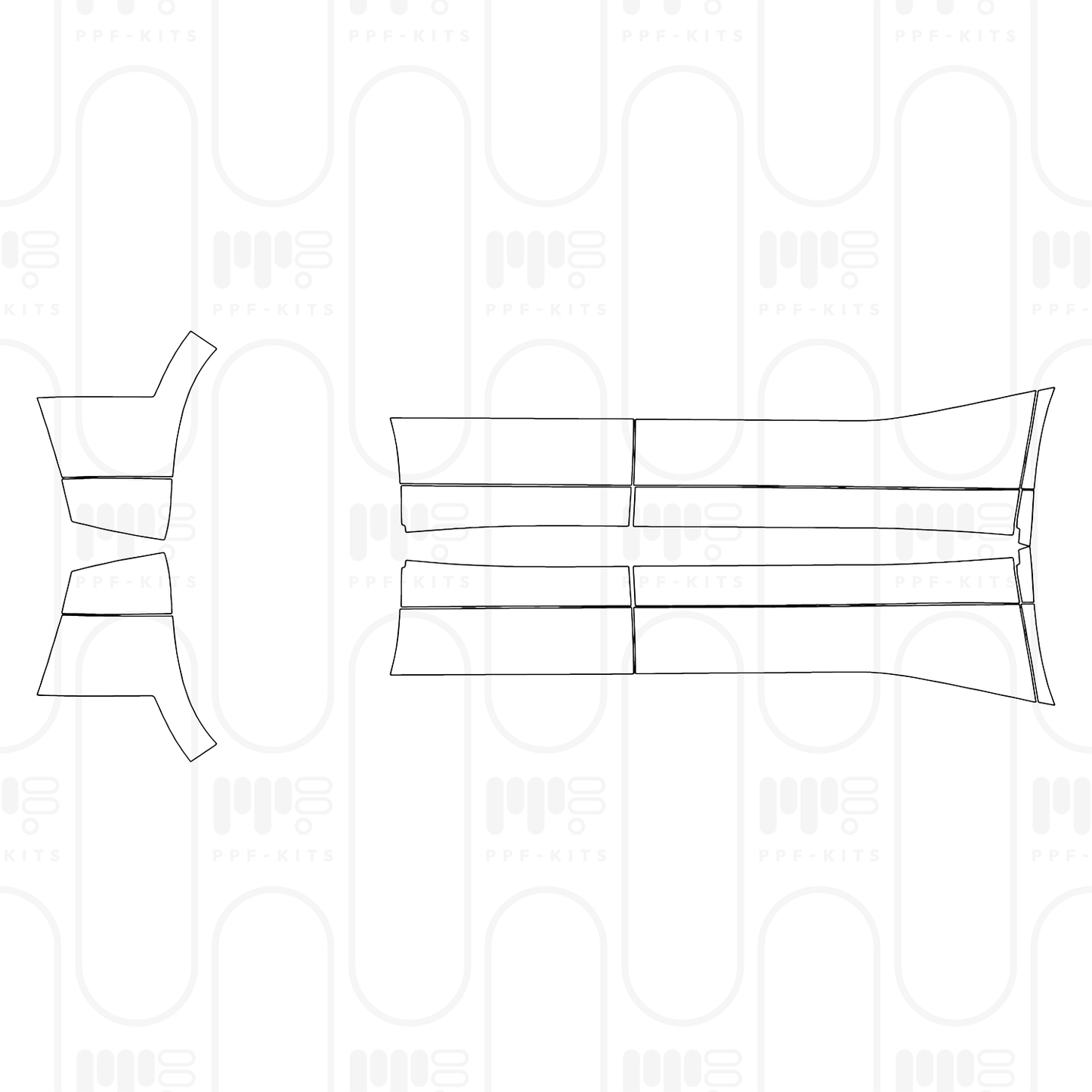 PPF prédécoupé Mitsubishi Outlander PHEV 2025
