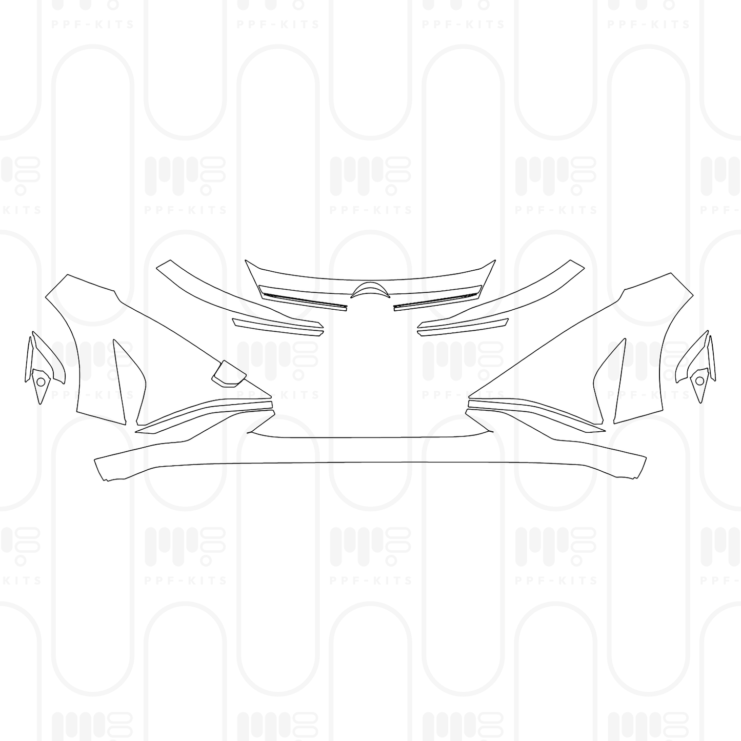 PPF prédécoupé Nissan Qashqai (AU) N-Design 2026