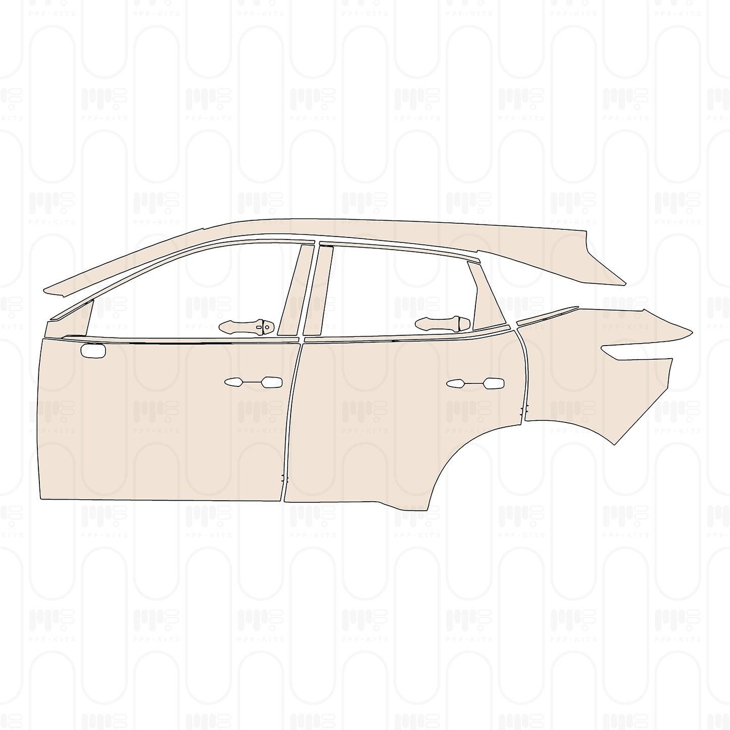 PPF prédécoupé Nissan Qashqai (AU) N-Design 2026