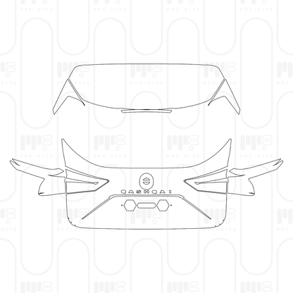PPF prédécoupé Nissan Qashqai (AU) N-Design 2026