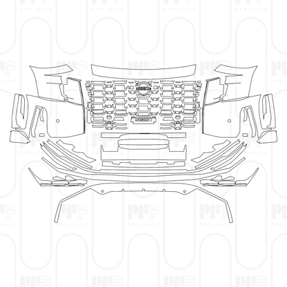 PPF prédécoupé Nissan Armada (US) Nismo 2026