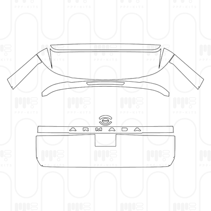 PPF prédécoupé Nissan Armada (US) SV 2026