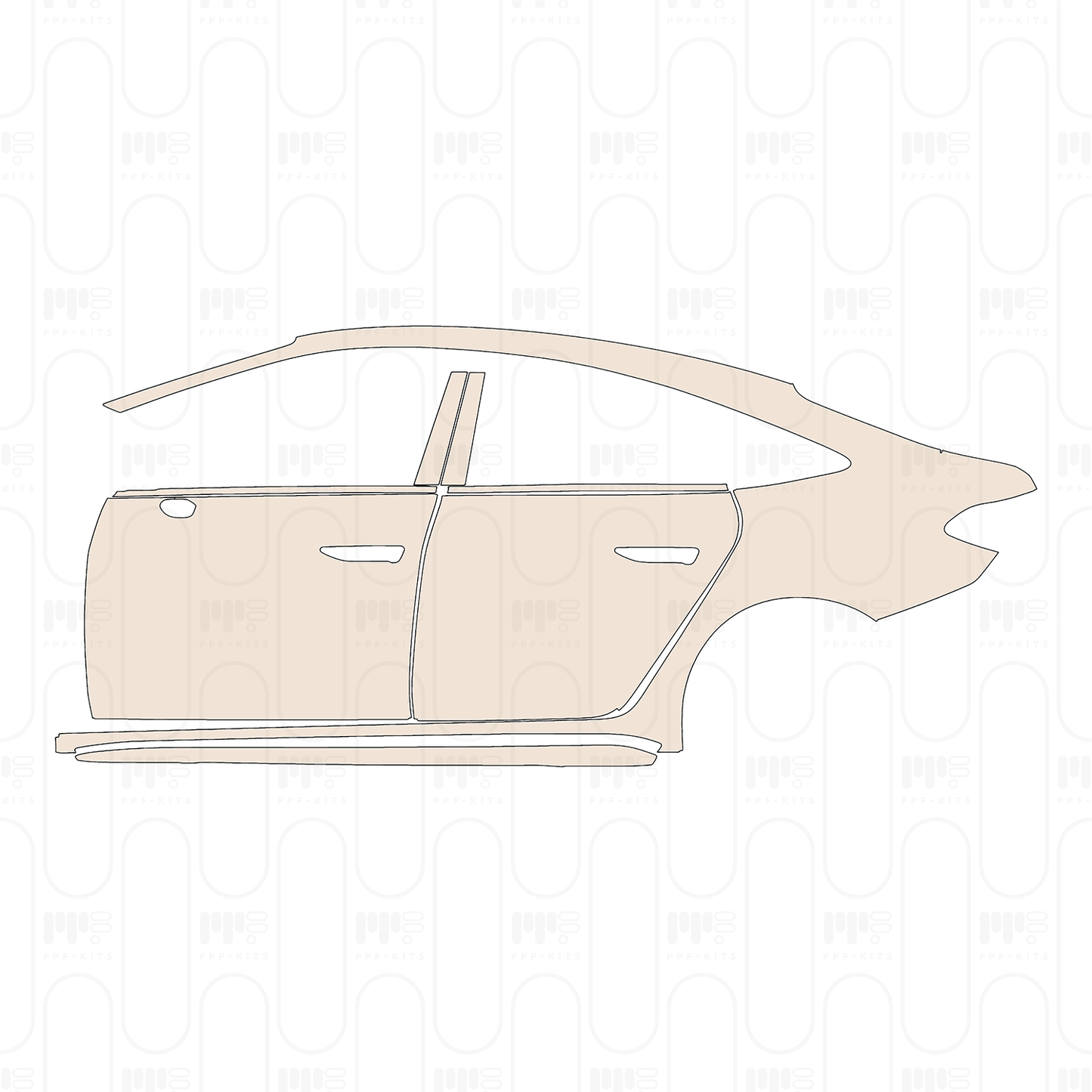 (left) Door+Rear Fender+Side Skirt
