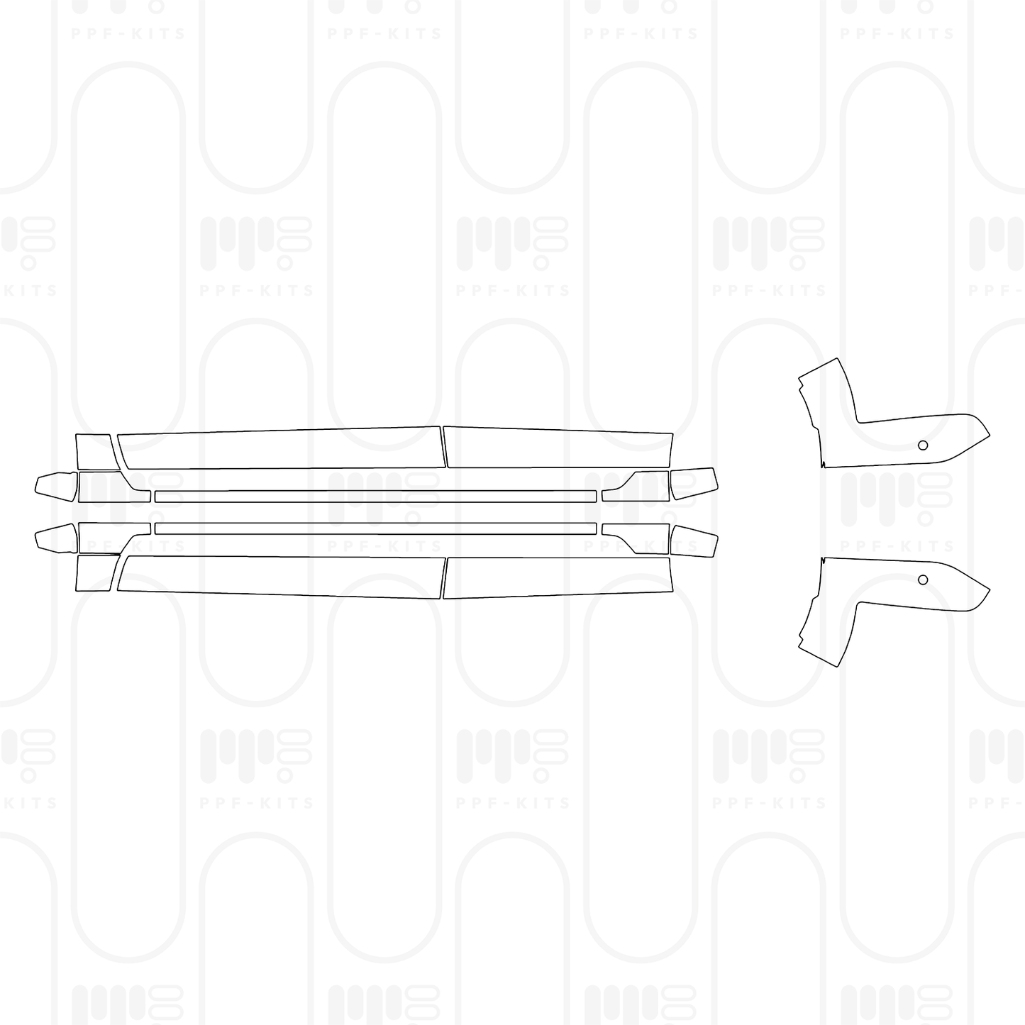 PPF prédécoupé Nissan Armada (US) Platinum 2026