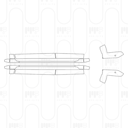 PPF prédécoupé Nissan Armada (US) Platinum 2026