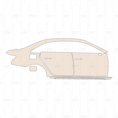 (right) Door+Side Skirt+Rear Fender