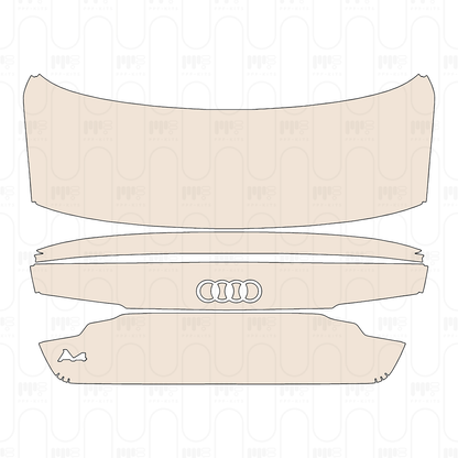 Trunk Lid with Spoiler, with "A4" Emblem