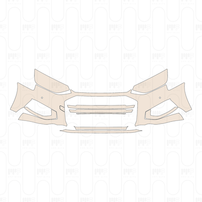Bumper+Headlamp without headlamp washers