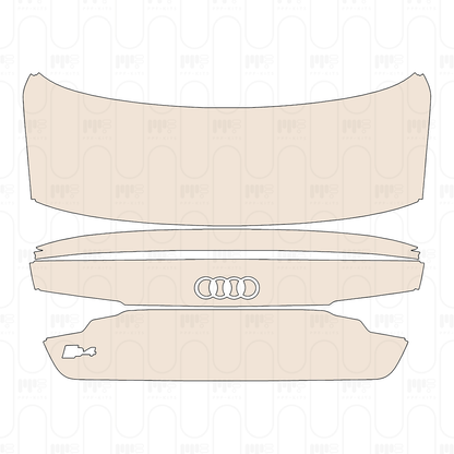 Trunk Lid with Spoiler, with "S4" Emblem