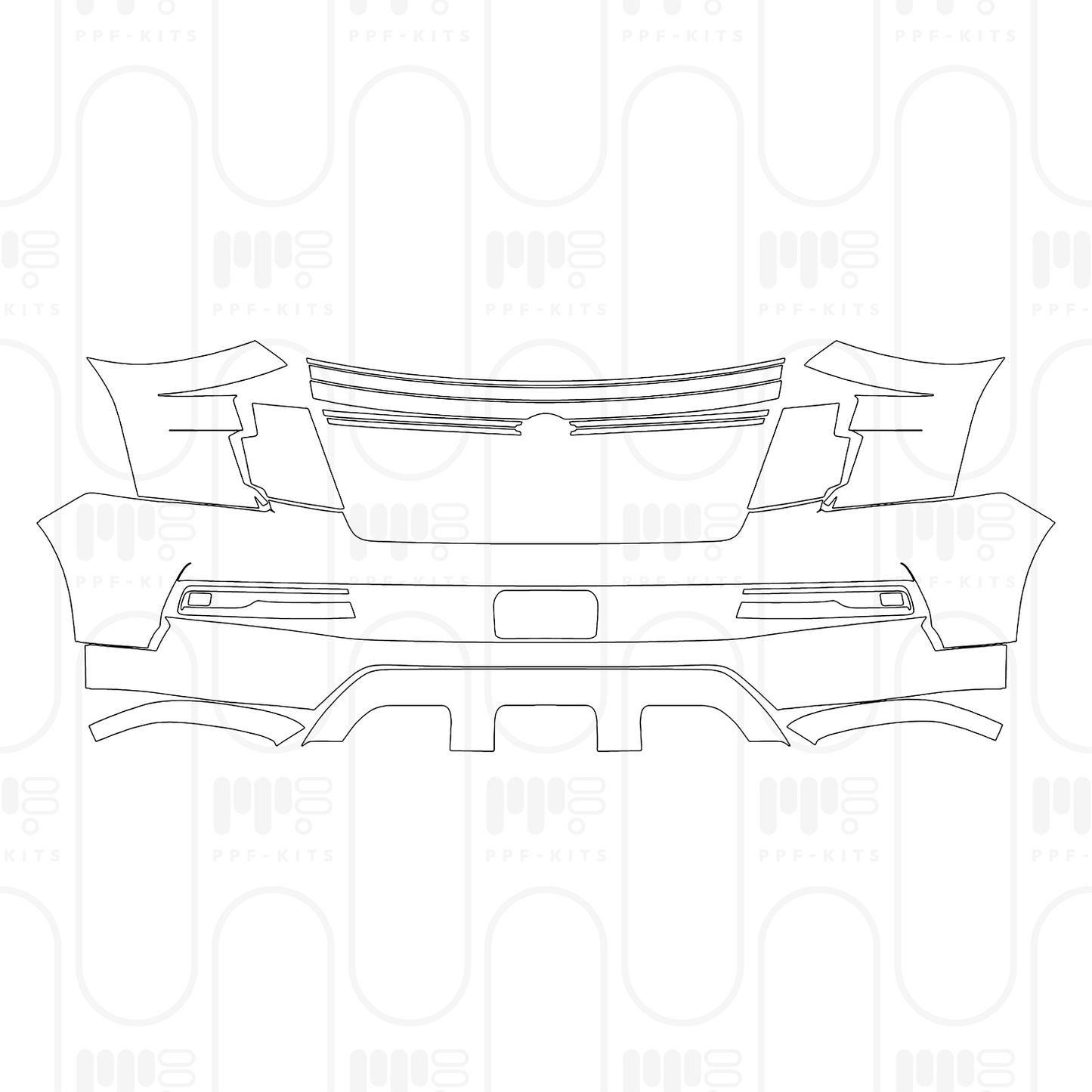 PPF prédécoupé Nissan Armada (US) Platinum 2026
